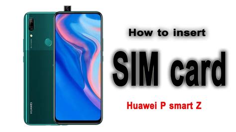 huawei p smart z sim card slot|Huawei P Smart Z .